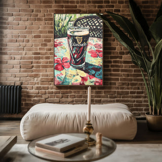 Pint of Guinness – Painterly Pub Still Life - Just Great Posters