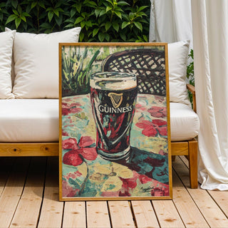 Pint of Guinness – Painterly Pub Still Life - Just Great Posters