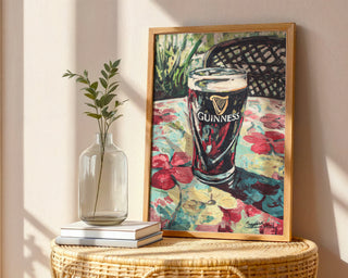 Pint of Guinness – Painterly Pub Still Life - Just Great Posters