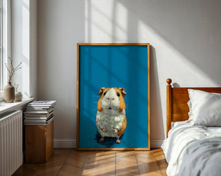 Pop‑Art Guinea Pig – Comic Style Animal Wall Print - Just Great Posters