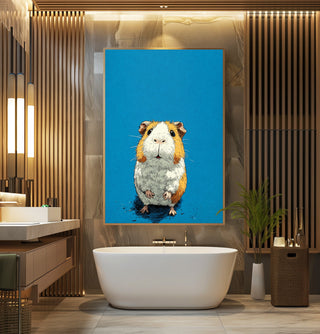 Pop‑Art Guinea Pig – Comic Style Animal Wall Print - Just Great Posters