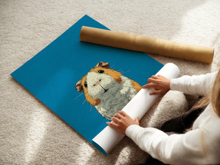 Pop‑Art Guinea Pig – Comic Style Animal Wall Print - Just Great Posters