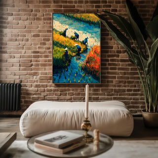 Rice Field Harvest Print - Just Great Posters