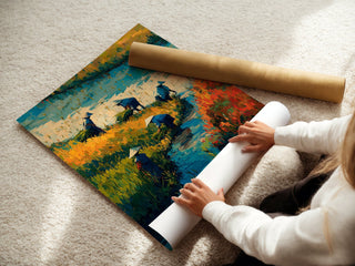 Rice Field Harvest Print - Just Great Posters