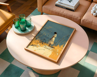 Where the Wildflowers Were – Moody Girl in Field Art Print - Just Great Posters