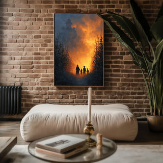Witches at Sunset Fantasy Poster - Just Great Posters