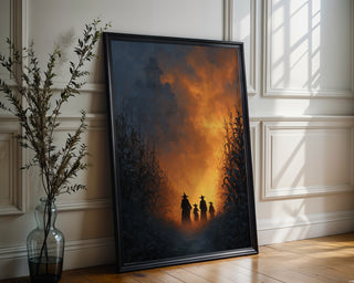 Witches at Sunset Fantasy Poster - Just Great Posters