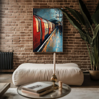 Mind the Mood – London Underground Painting Print - Just Great Posters