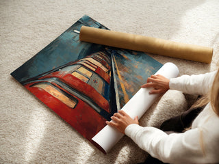 Mind the Mood – London Underground Painting Print - Just Great Posters