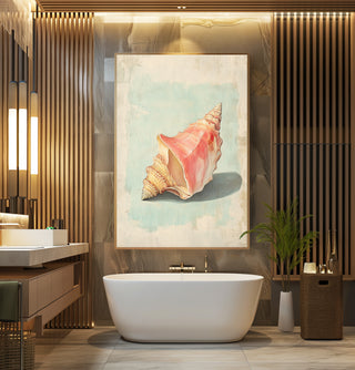 Seashell Side View – Coastal Art Poster - Just Great Posters