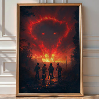 Stranger Skies Horror Poster dark, decora - Just Great Posters