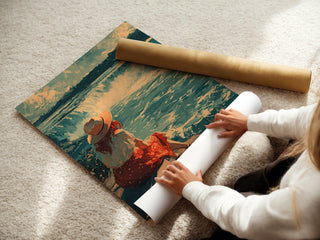 Niagara Falls View Poster – Anime - Inspired Waterfall Art Print - Just Great Posters