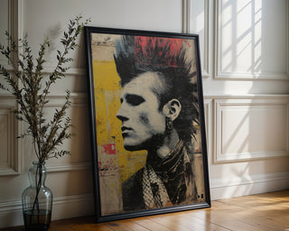 Street‑Style Punk Portrait with Mohawk Vibes - Just Great Posters