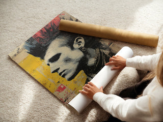 Street‑Style Punk Portrait with Mohawk Vibes - Just Great Posters