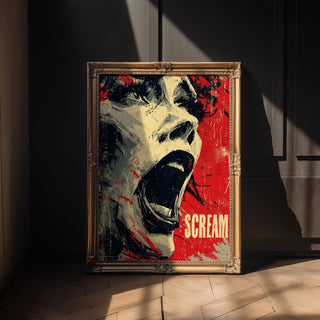 Scream Portrait Art Print - Just Great Posters