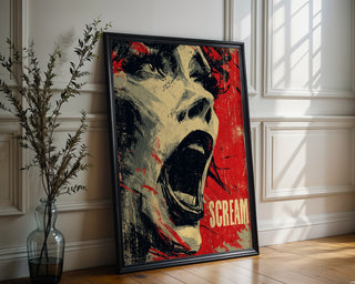 Scream Portrait Art Print - Just Great Posters