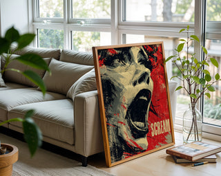 Scream Portrait Art Print - Just Great Posters