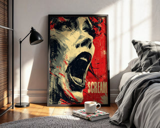 Scream Portrait Art Print - Just Great Posters