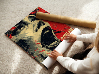 Scream Portrait Art Print - Just Great Posters