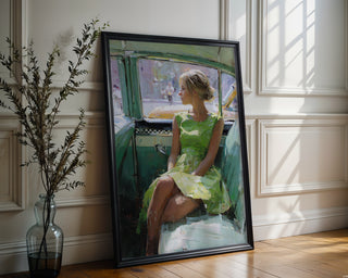 1950s Taxi Backseat Vogue - Just Great Posters