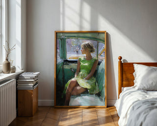 1950s Taxi Backseat Vogue - Just Great Posters