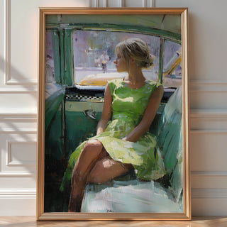 1950s Taxi Backseat Vogue - Just Great Posters