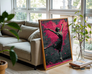 Ballerina Street Art Explosion Print - Just Great Posters