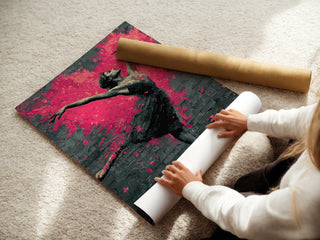Ballerina Street Art Explosion Print - Just Great Posters
