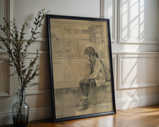 “Waiting at the Station” Wall Art - Just Great Posters