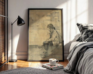 “Waiting at the Station” Wall Art - Just Great Posters