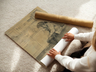 “Waiting at the Station” Wall Art - Just Great Posters