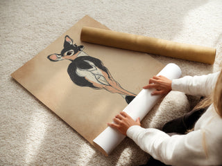 Deer in Heels – Fashionista Woodland Print with a Twist - Just Great Posters