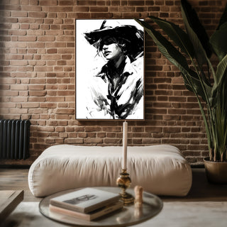 Bold Cowgirl Portrait Wall Art - Just Great Posters
