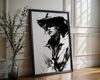 Bold Cowgirl Portrait Wall Art - Just Great Posters