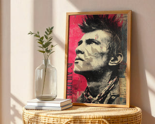 Punk Mohawk Street Portrait - Just Great Posters