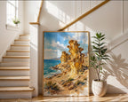 Mazarron Bolnuevo Erosions Poster – Nature Wall Art Print — frame-267