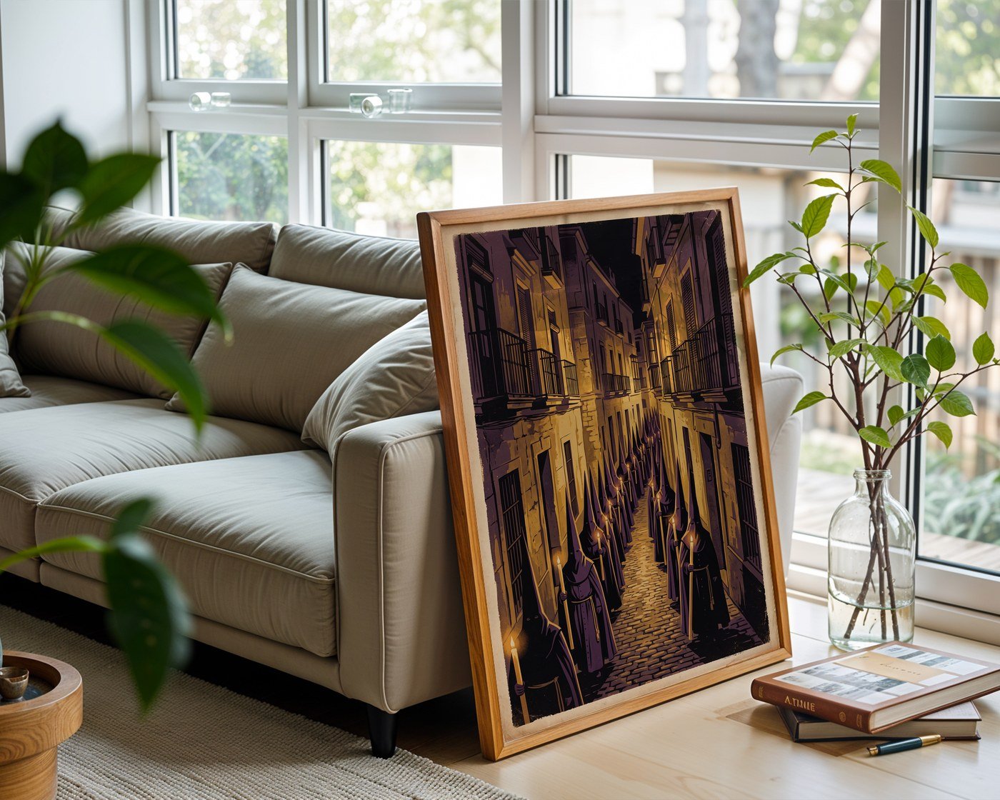 Semana Santa Poster – Vintage Spanish Holy Week Wall Art — frame-426