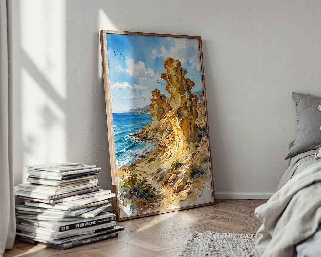 Mazarron Bolnuevo Erosions Poster – Nature Wall Art Print — styled-wall