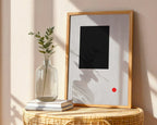 Monolith Abstract Poster – Brutalist Swiss Wall Art — frame-486