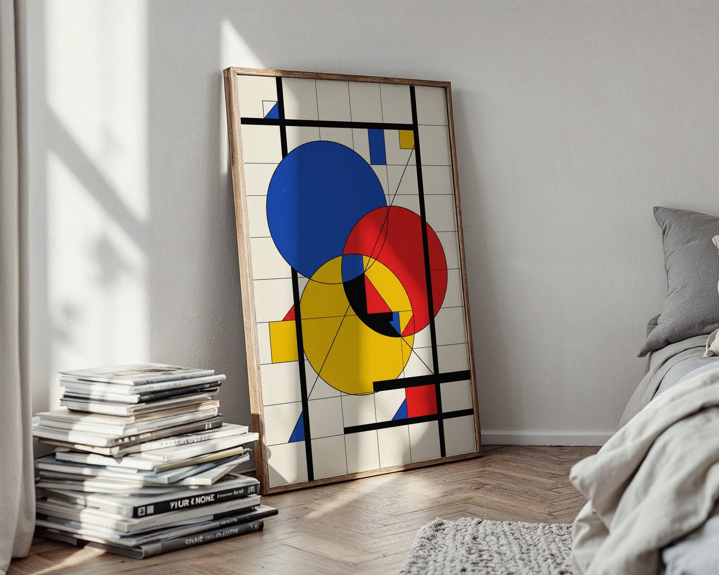 Bauhaus Geometry Poster – Swiss Abstract Wall Art Print — styled-wall