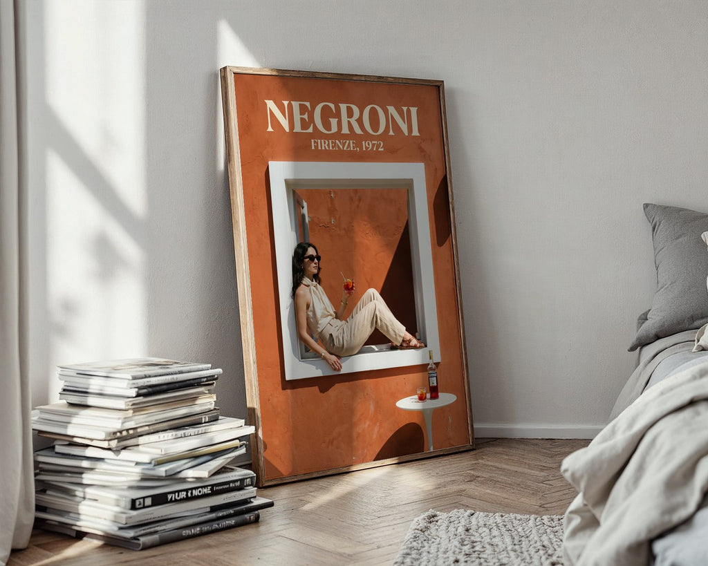 Negroni Sbagliato Poster – Vintage Italian Wall Art Print — styled-wall