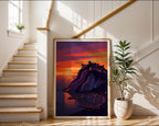 Alicante Santa Barbara Poster – Minimalist Wall Art Print — frame-267