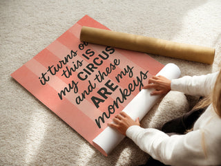 My Circus, My Monkeys Wall Print - Just Great Posters