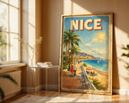 Nice Riviera poster shown from a different angle