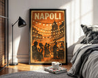 Napoli poster shown from a different angle