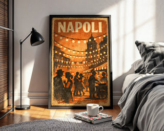 Napoli Street Festival Poster – Vintage Naples Wall Art Print - Just Great Posters