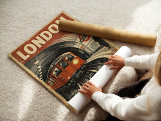 London Underground Poster – Vintage Train Wall Art Print - Just Great Posters