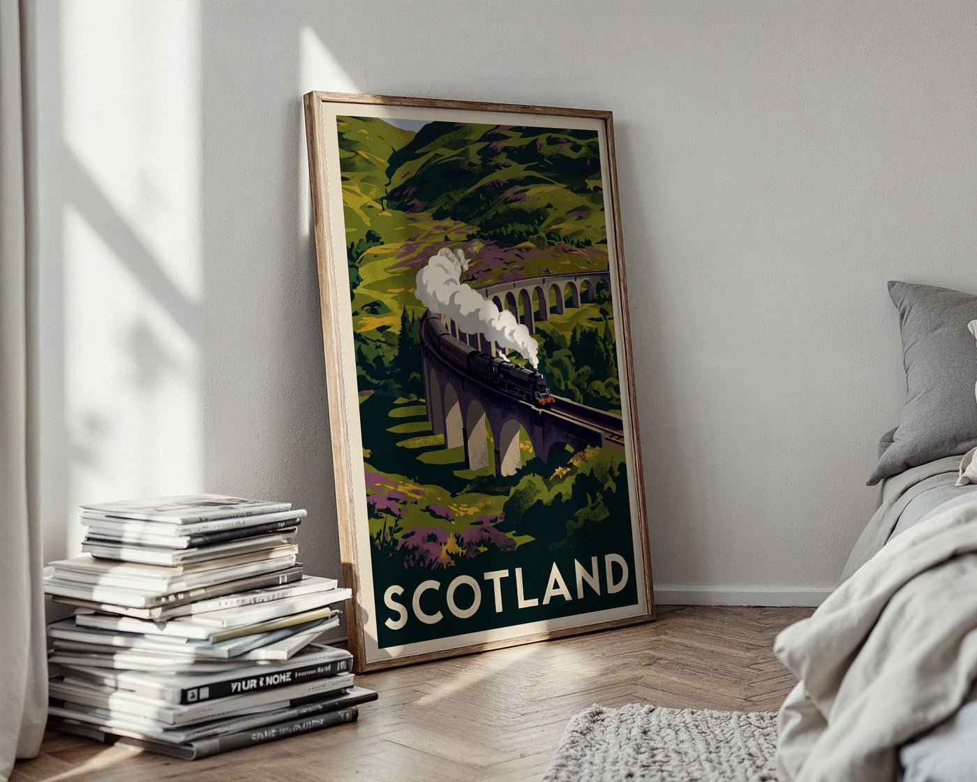 Scottish Highlands Poster – Vintage 1930s Wall Art Print — styled-wall