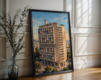 Unité d'Habitation Poster – Le Corbusier Wall Art — frame-286