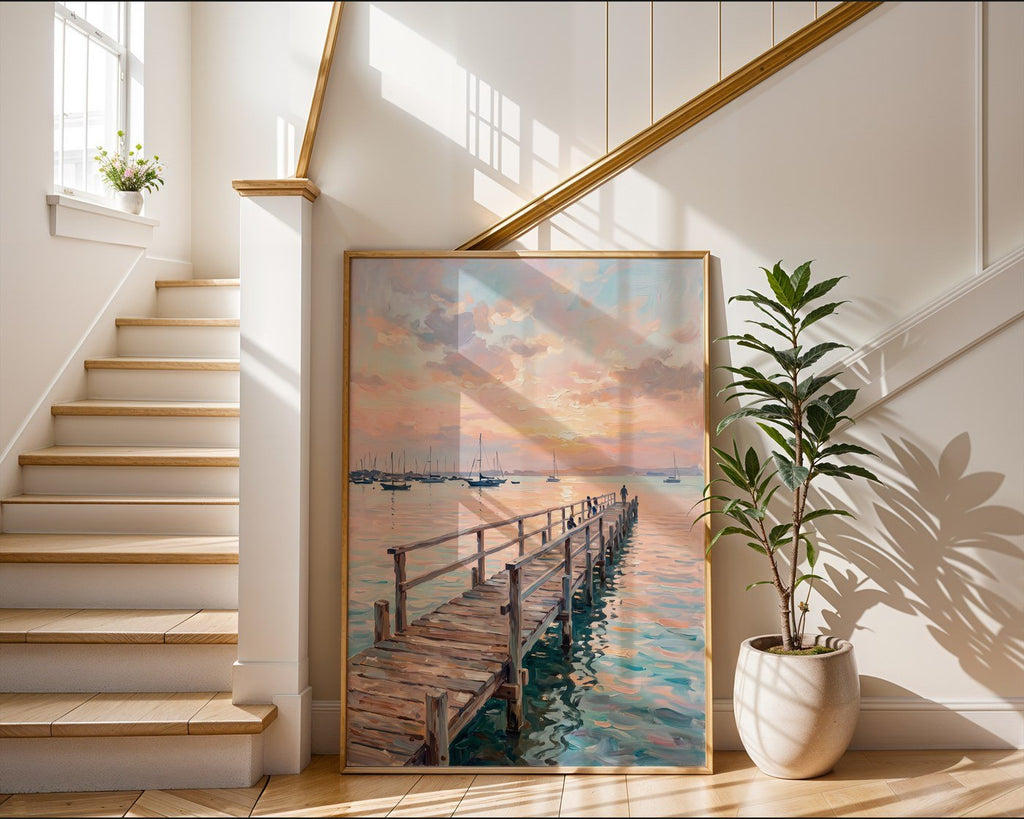 Los Alcazares Mar Menor Poster – Coastal Wall Art Print — frame-267